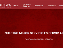 Tablet Screenshot of integrapublicidad.com